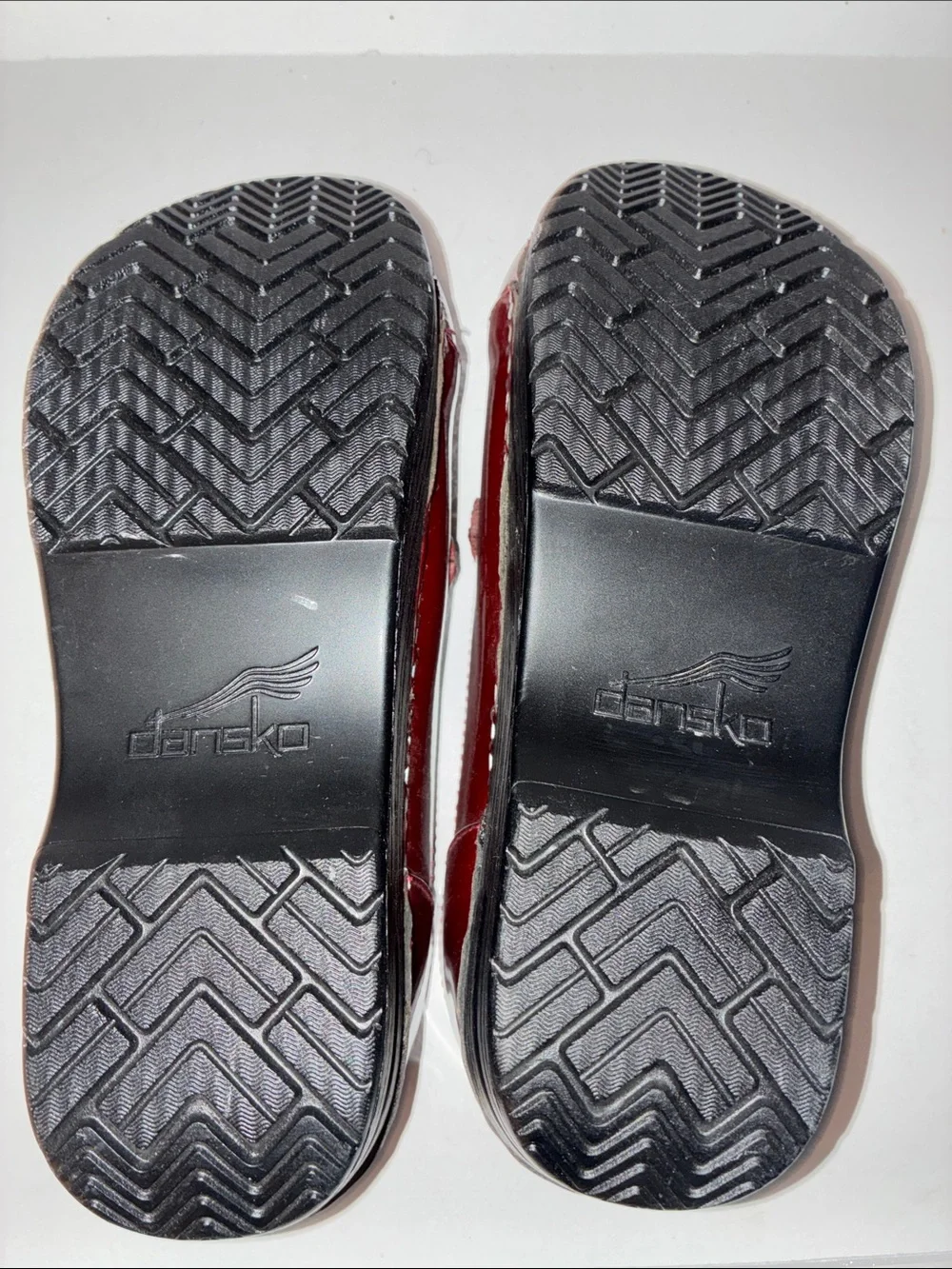 DANSKO Ruby red back to school clogs shoes girls 32 us 1.5 - 2